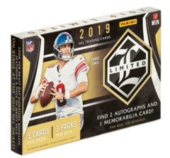 2019 Panini Limited NFL Football Hobby Box